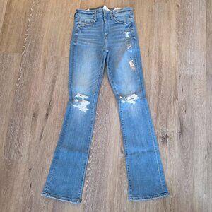 American Eagle tall high rise skinny kick jeans